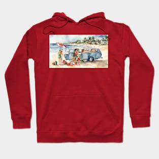 Christmas vacation on the  beach Hoodie